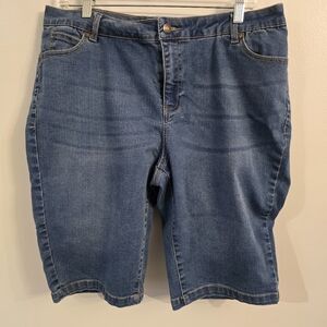 Jean Shorts Bermuda Style size 14W